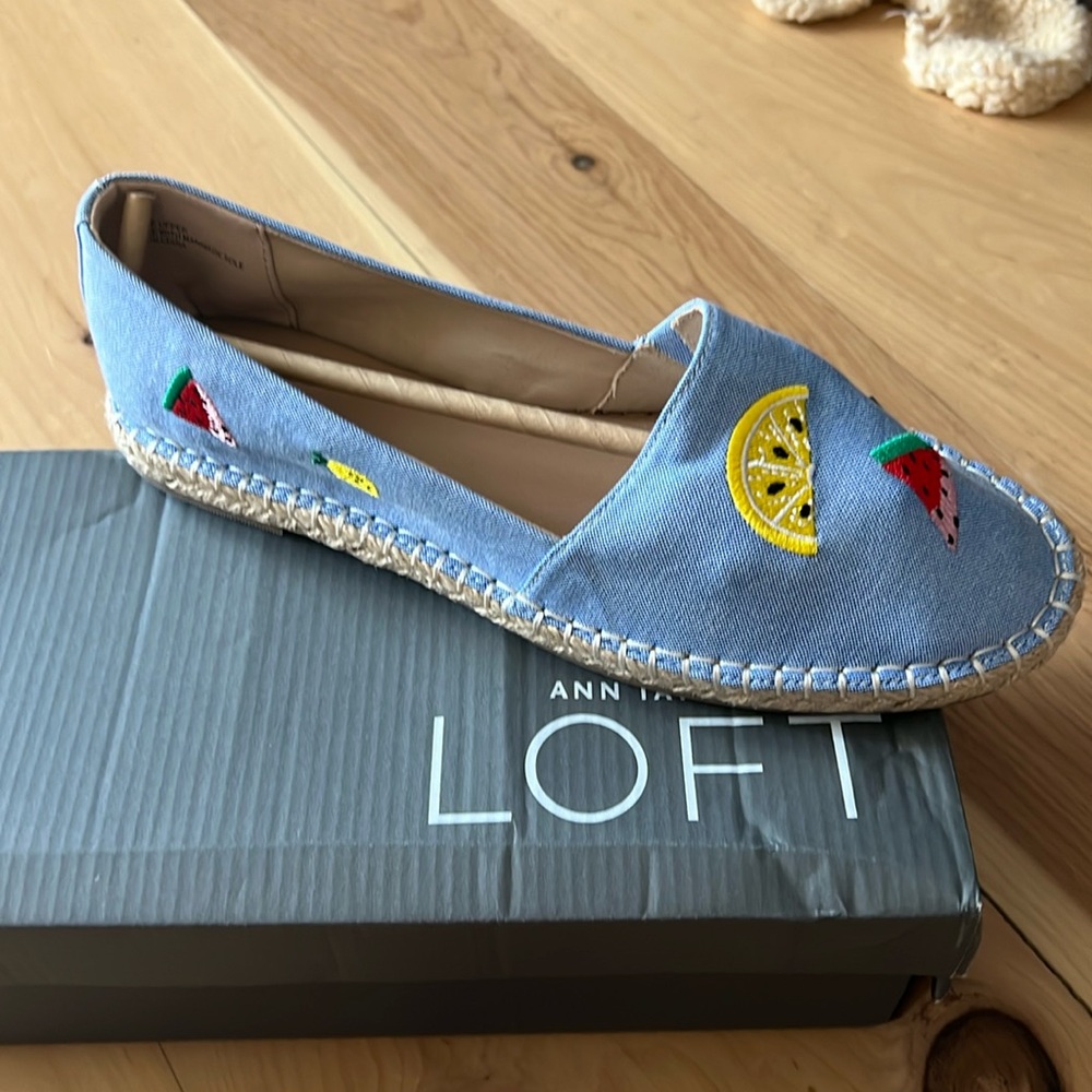 NWT 🍉 and 🍋 espadrilles